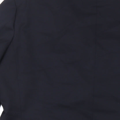 Mens UK Size 42 River Island Regular Blue Suit Jacket