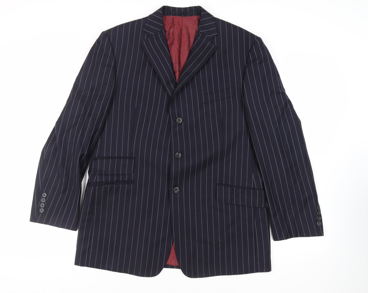 Mens UK Size 42 Marks and Spencer Regular Blue Suit Jacket