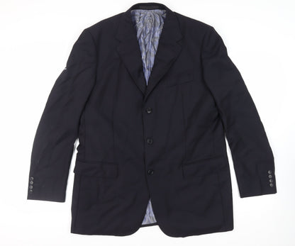 Mens UK Size 44 Marks and Spencer Regular Blue Suit Jacket