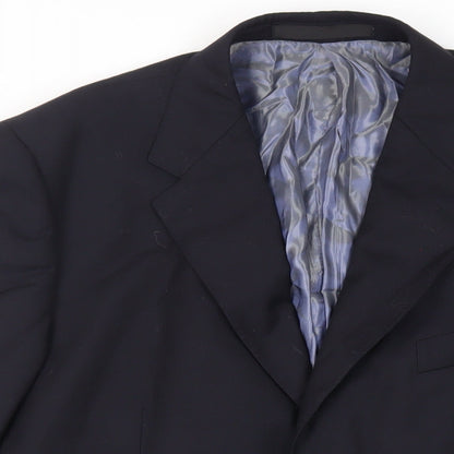 Mens UK Size 44 Marks and Spencer Regular Blue Suit Jacket