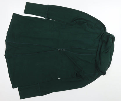 Cable & Gauge Womens Green Polyester Pullover Sweatshirt Size S Pullover