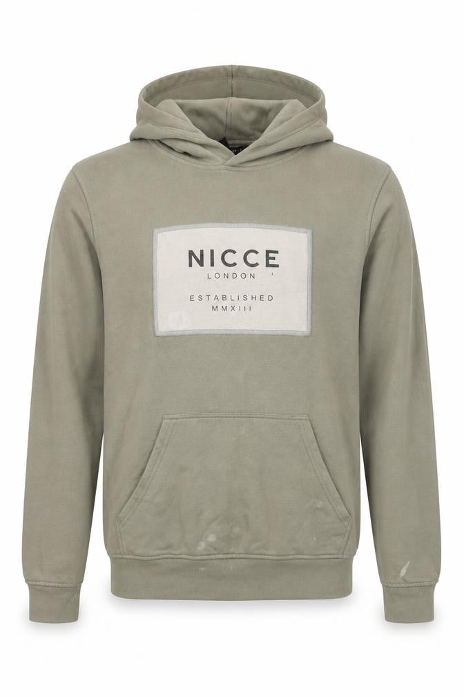 Mens UK Size XS NICCE London Green Pullover Hoodie