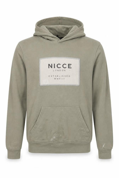 Mens UK Size XS NICCE London Green Pullover Hoodie