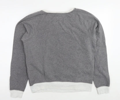 Womens UK Size M Gilly Hicks Grey Pullover Sweatshirt