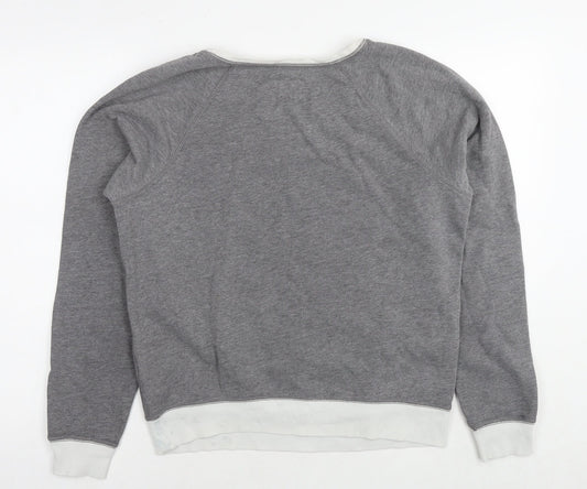 Womens UK Size M Gilly Hicks Grey Pullover Sweatshirt