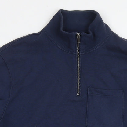 Mens UK Size S Gap Blue Pullover Sweatshirt