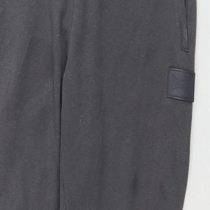 Womens UK Size 14 Lonsdale Regular Fit Jogger Grey Trousers