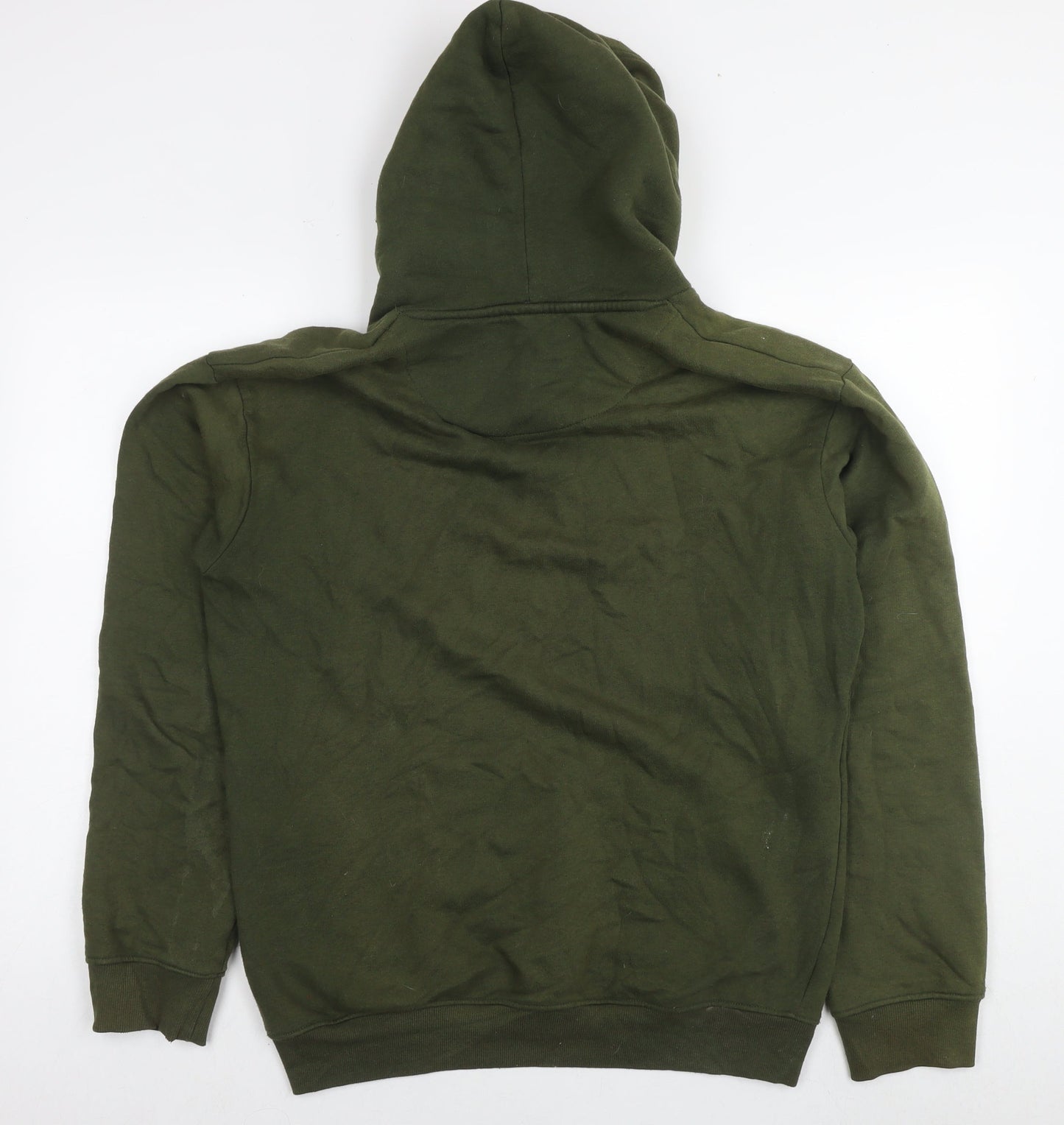 Good For Nothing Womens Green Cotton Pullover Hoodie Size XL Pullover - Logo