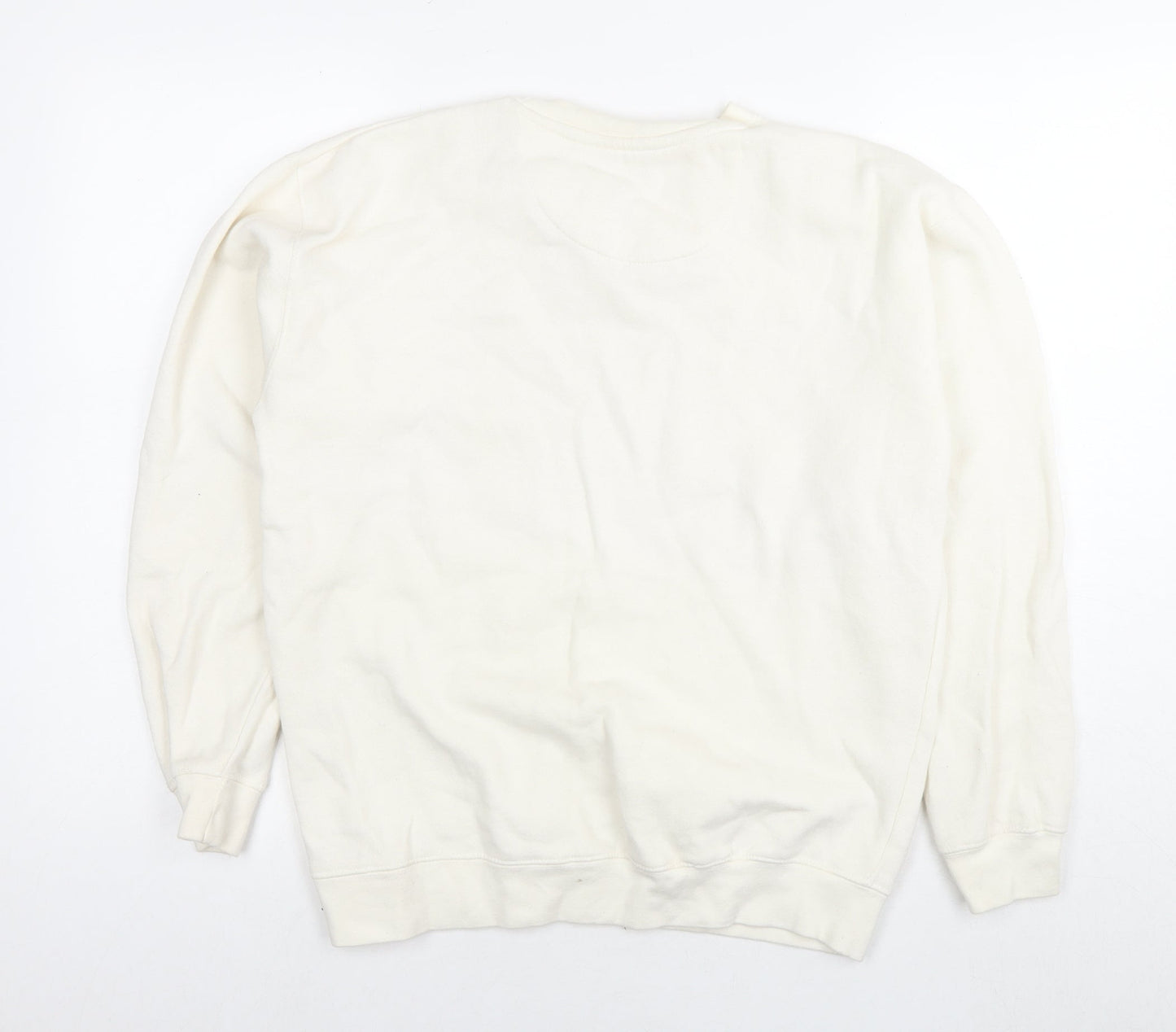 Womens UK Size M Friends White Pullover Sweatshirt