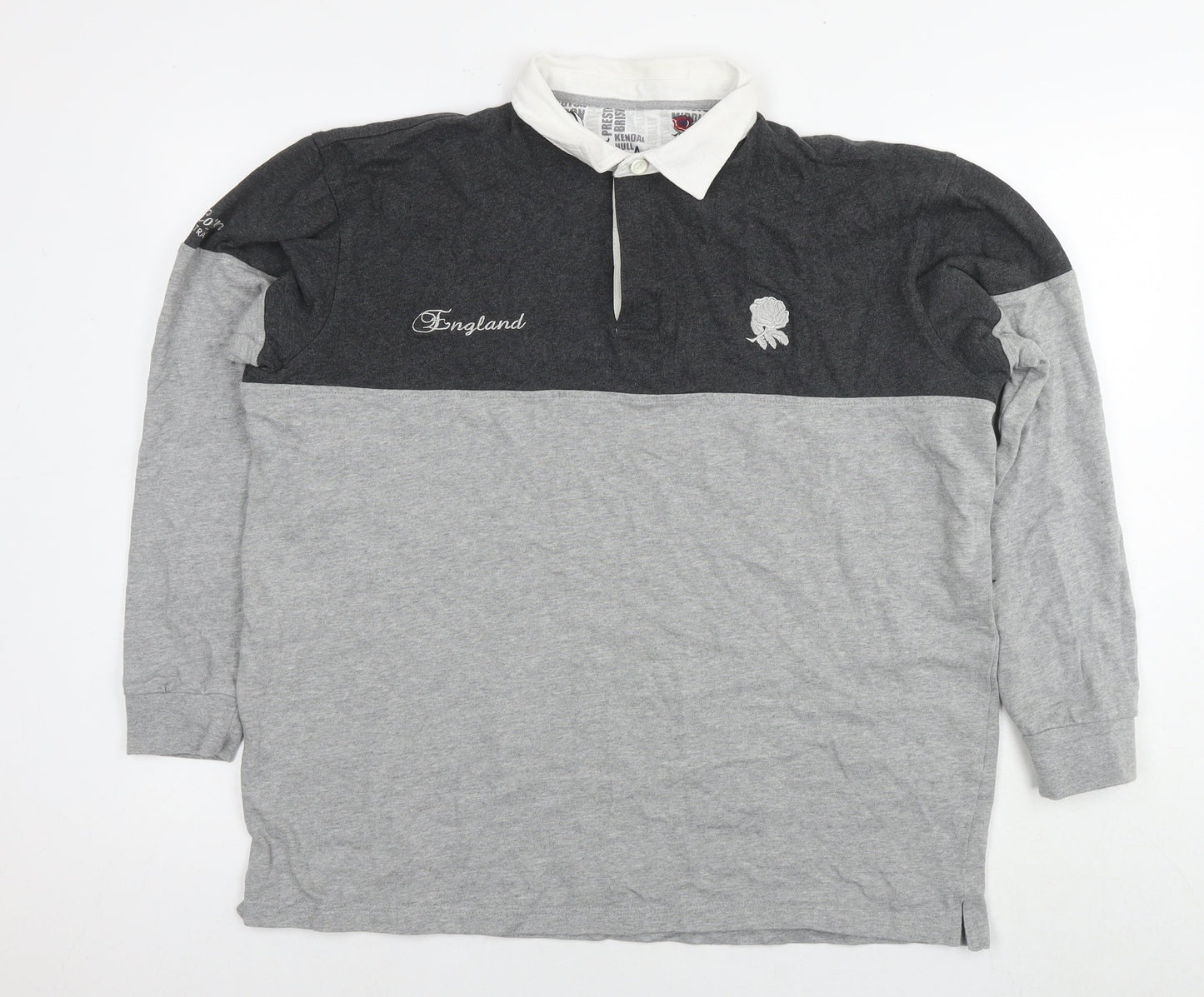 Mens UK Size XL England Grey Pullover Sweatshirt