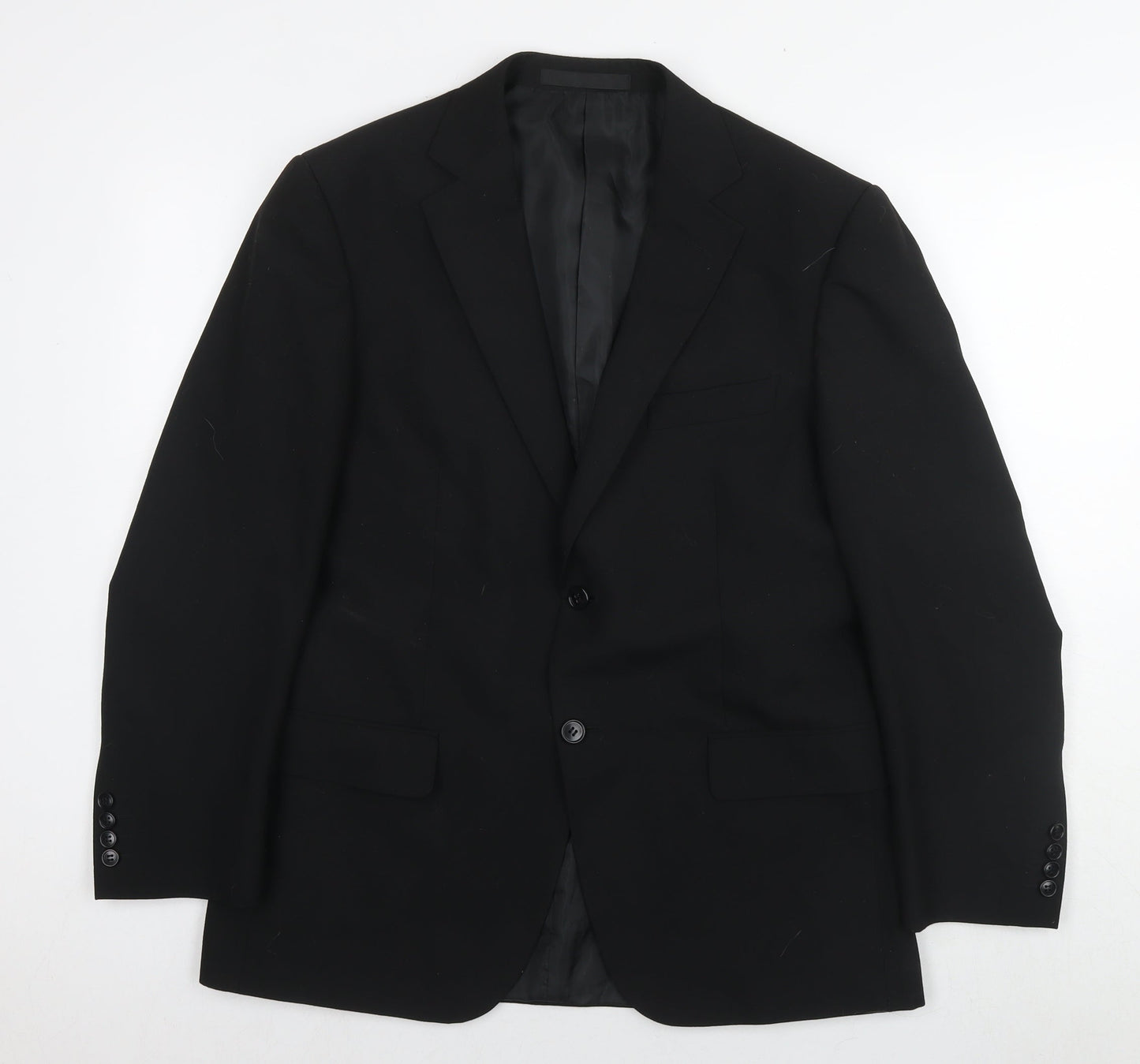 Mens UK Size 40 Marks and Spencer Regular Black Suit Jacket
