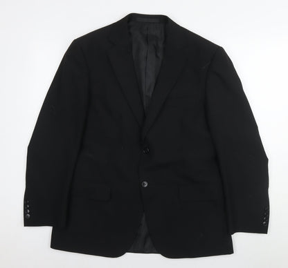 Mens UK Size 40 Marks and Spencer Regular Black Suit Jacket