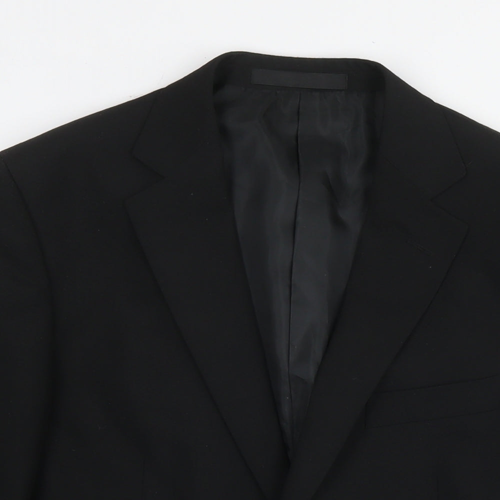 Mens UK Size 40 Marks and Spencer Regular Black Suit Jacket