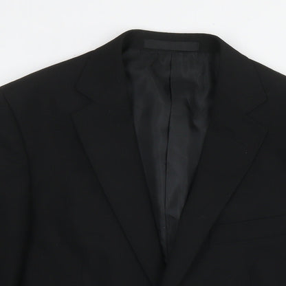 Mens UK Size 40 Marks and Spencer Regular Black Suit Jacket