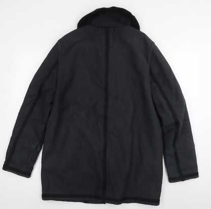 Womens UK Size S Gap Black Overcoat