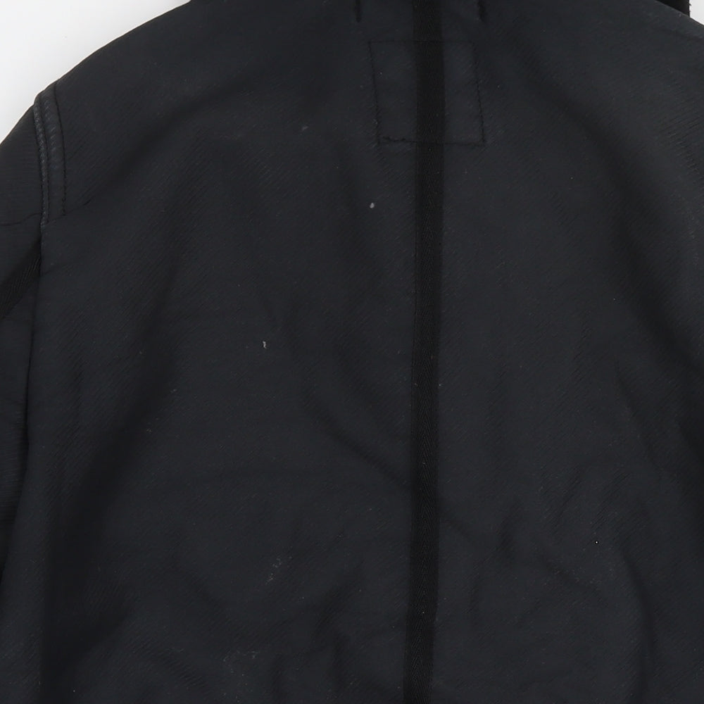 Womens UK Size S Gap Black Overcoat