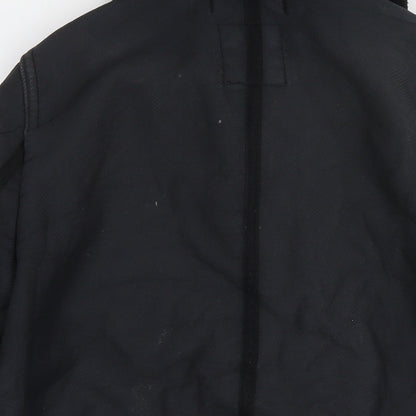 Womens UK Size S Gap Black Overcoat