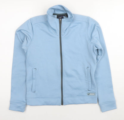 Cloudveil Womens Blue Polyester Full Zip Sweatshirt Size S Pullover