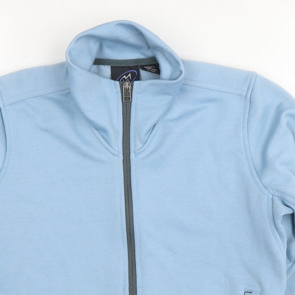 Cloudveil Womens Blue Polyester Full Zip Sweatshirt Size S Pullover