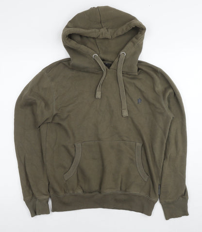 Mens UK Size S French Connection Green Pullover Hoodie