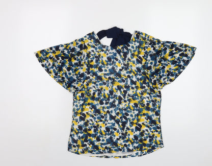 Womens UK Size 4 H&M Multicoloured Basic T-Shirt