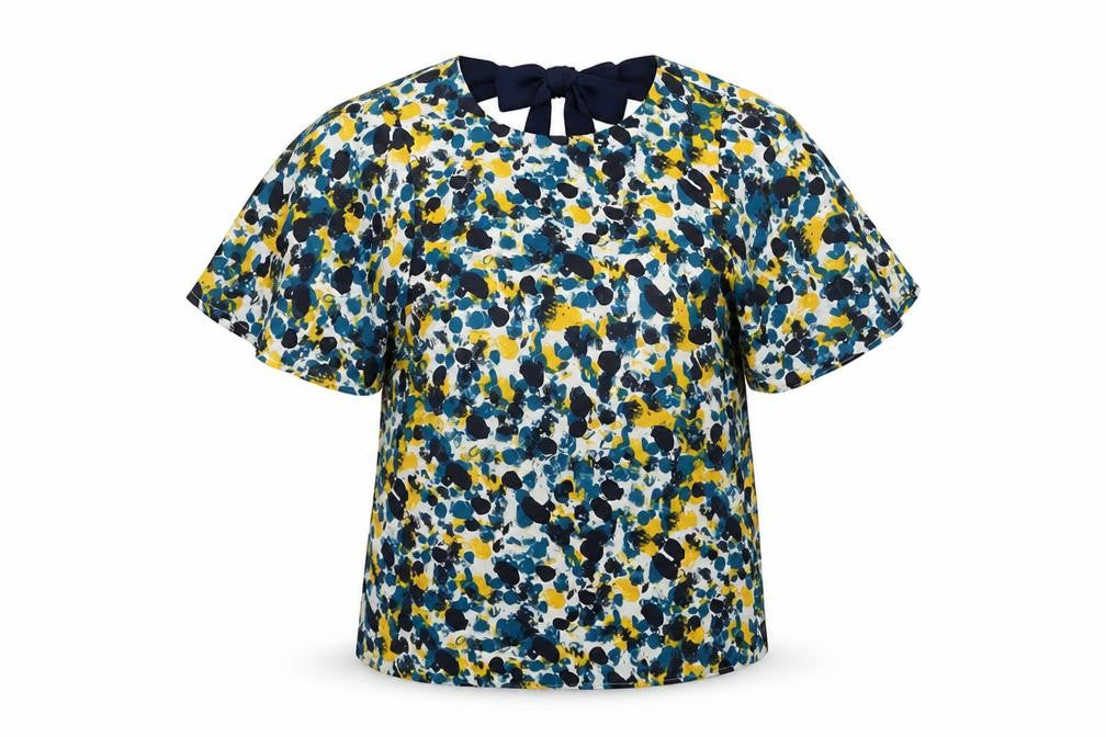 Womens UK Size 4 H&M Multicoloured Basic T-Shirt