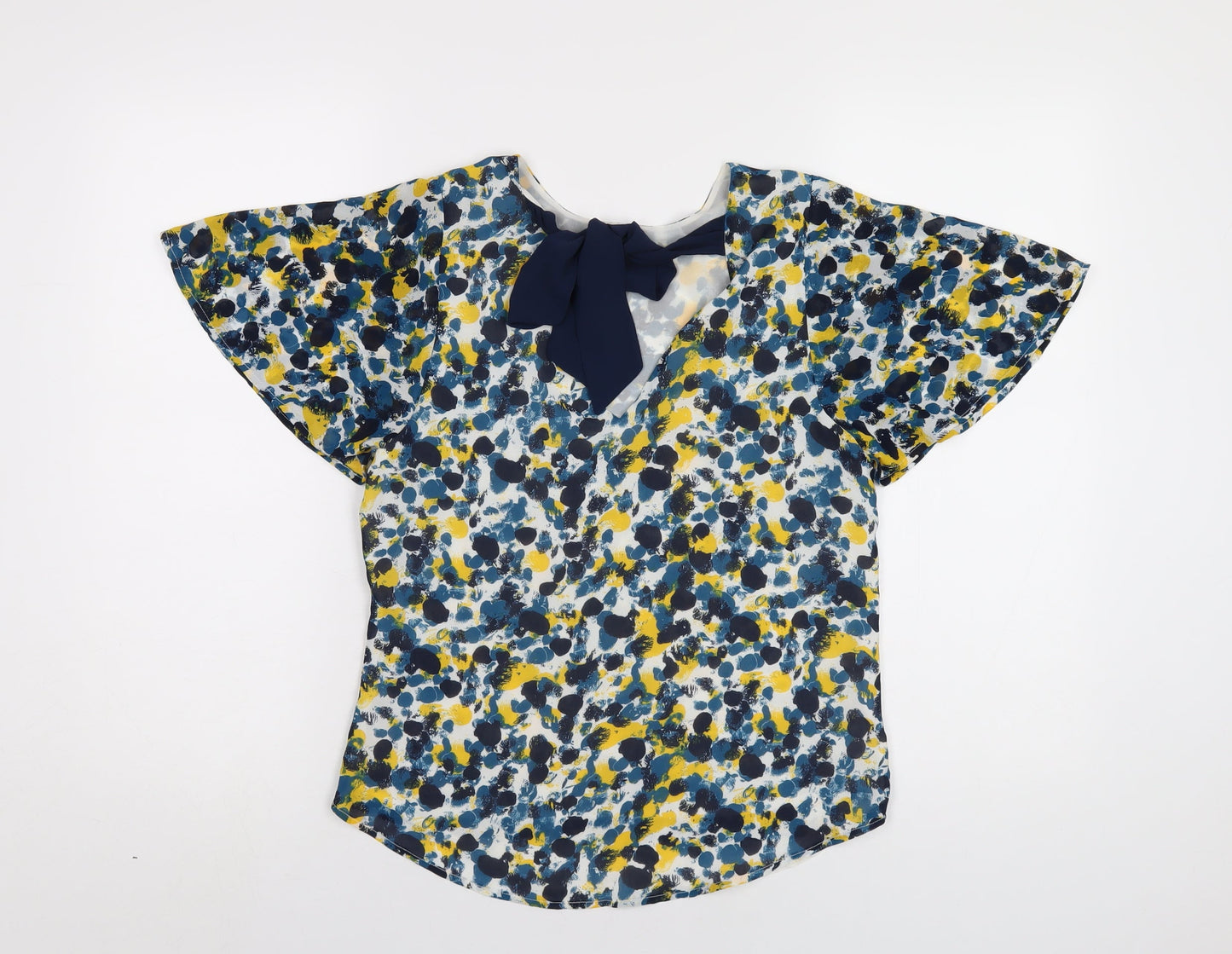 Womens UK Size 4 H&M Multicoloured Basic T-Shirt