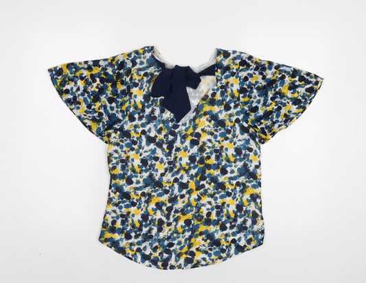 Womens UK Size 4 H&M Multicoloured Basic T-Shirt