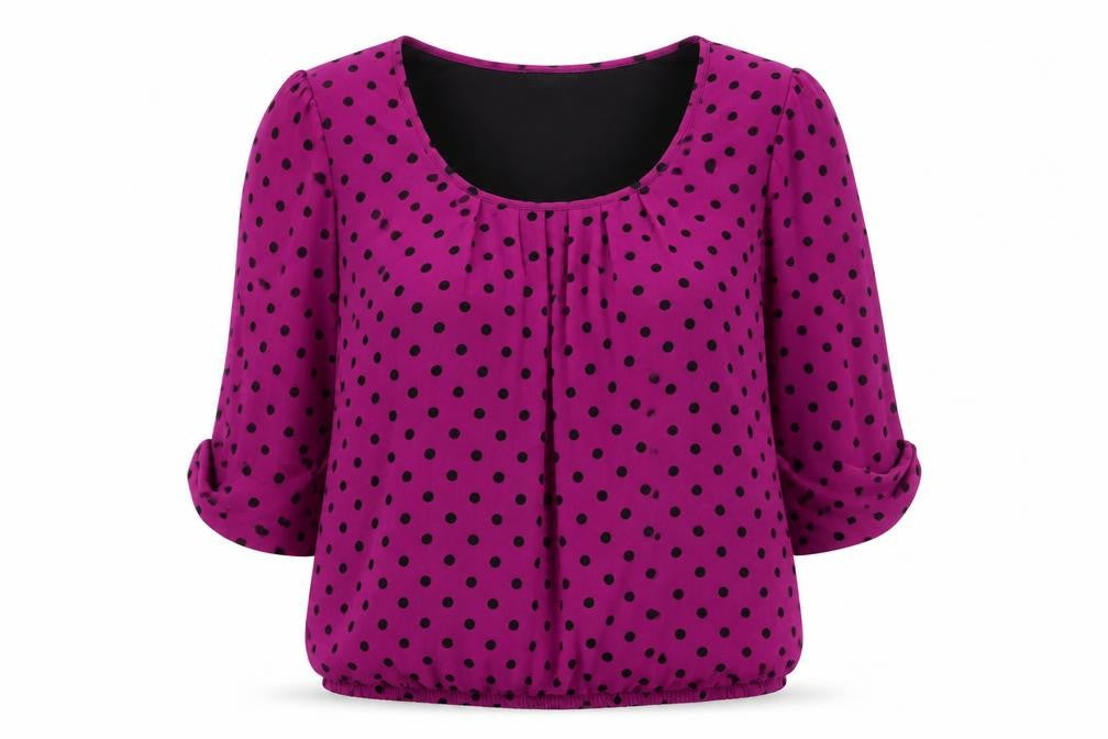 Womens UK Size 14 Body Flirt Purple Basic T-Shirt