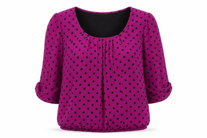 Womens UK Size 14 Body Flirt Purple Basic T-Shirt