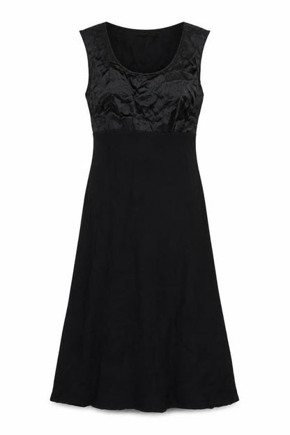 BHS Womens Black Viscose A-Line Size 14 Round Neck Pullover