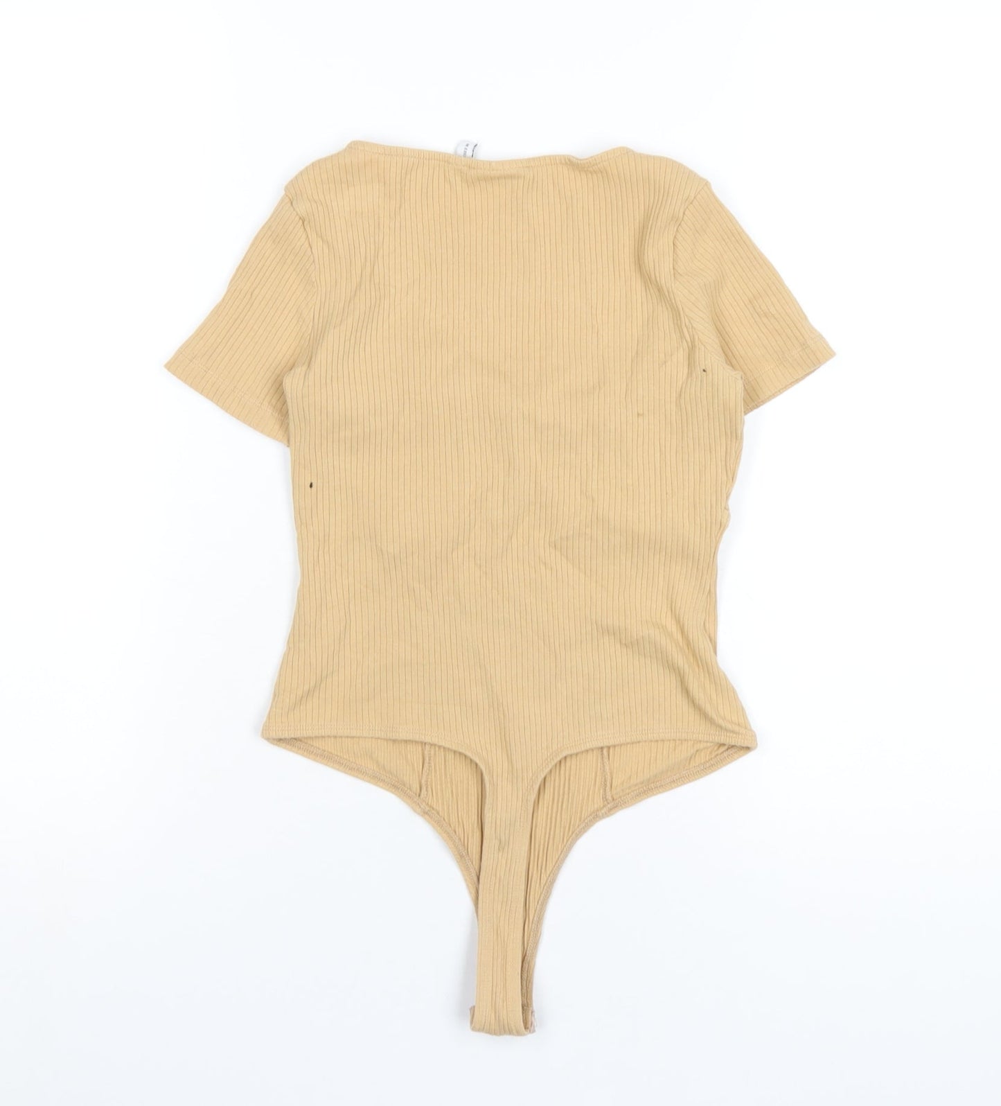 Womens UK Size 8 ASOS One-Piece Beige Bodysuit