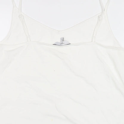 Womens UK Size 16 NEXT White Camisole T-Shirt