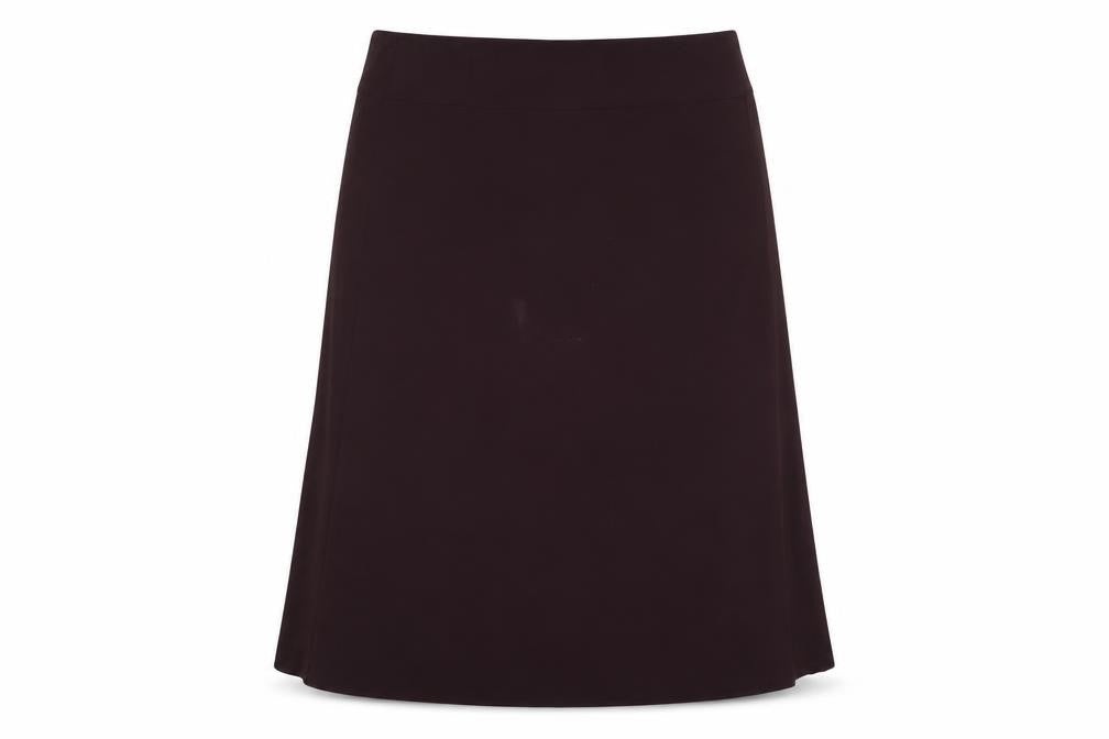 Marks & Spencer Womens Purple Polyester A-Line Skirt Size 22