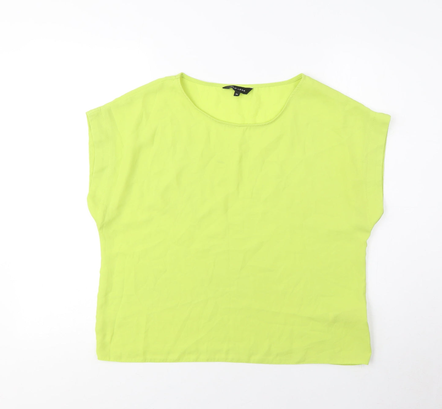 Womens UK Size 14 New Look Green Basic Basic
