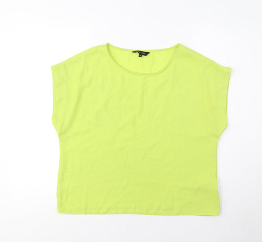 Womens UK Size 14 New Look Green Basic Basic