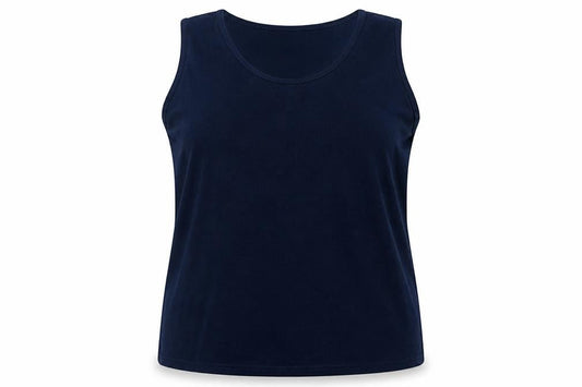 Womens UK Size 24 Anthology Blue Basic Tank