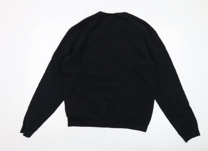 883 Police Mens Black Cotton Pullover Sweatshirt Size L