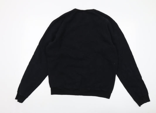 883 Police Mens Black Cotton Pullover Sweatshirt Size L