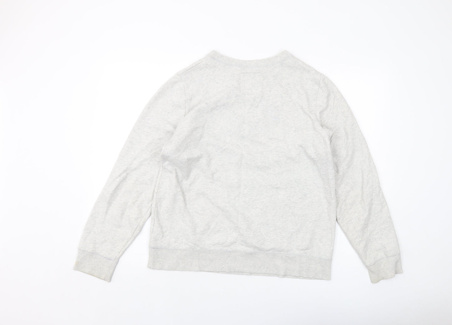 Hollister Womens Grey Cotton Pullover Sweatshirt Size L Pullover