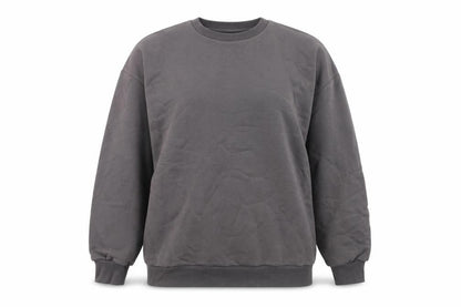 NA-KD Womens Grey Cotton Pullover Sweatshirt Size XS Pullover