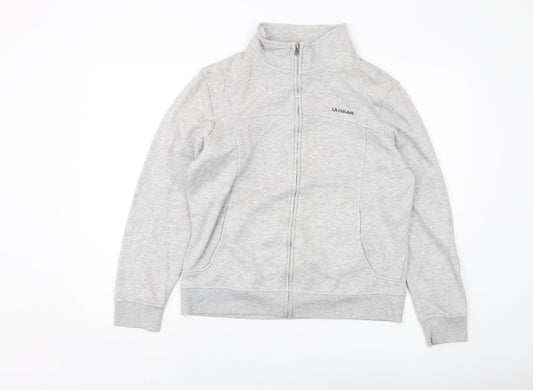 Womens UK Size 14 LA Gear Grey Full Zip Sweatshirt