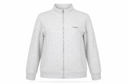 Womens UK Size 14 LA Gear Grey Full Zip Sweatshirt