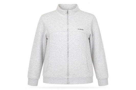Womens UK Size 14 LA Gear Grey Full Zip Sweatshirt