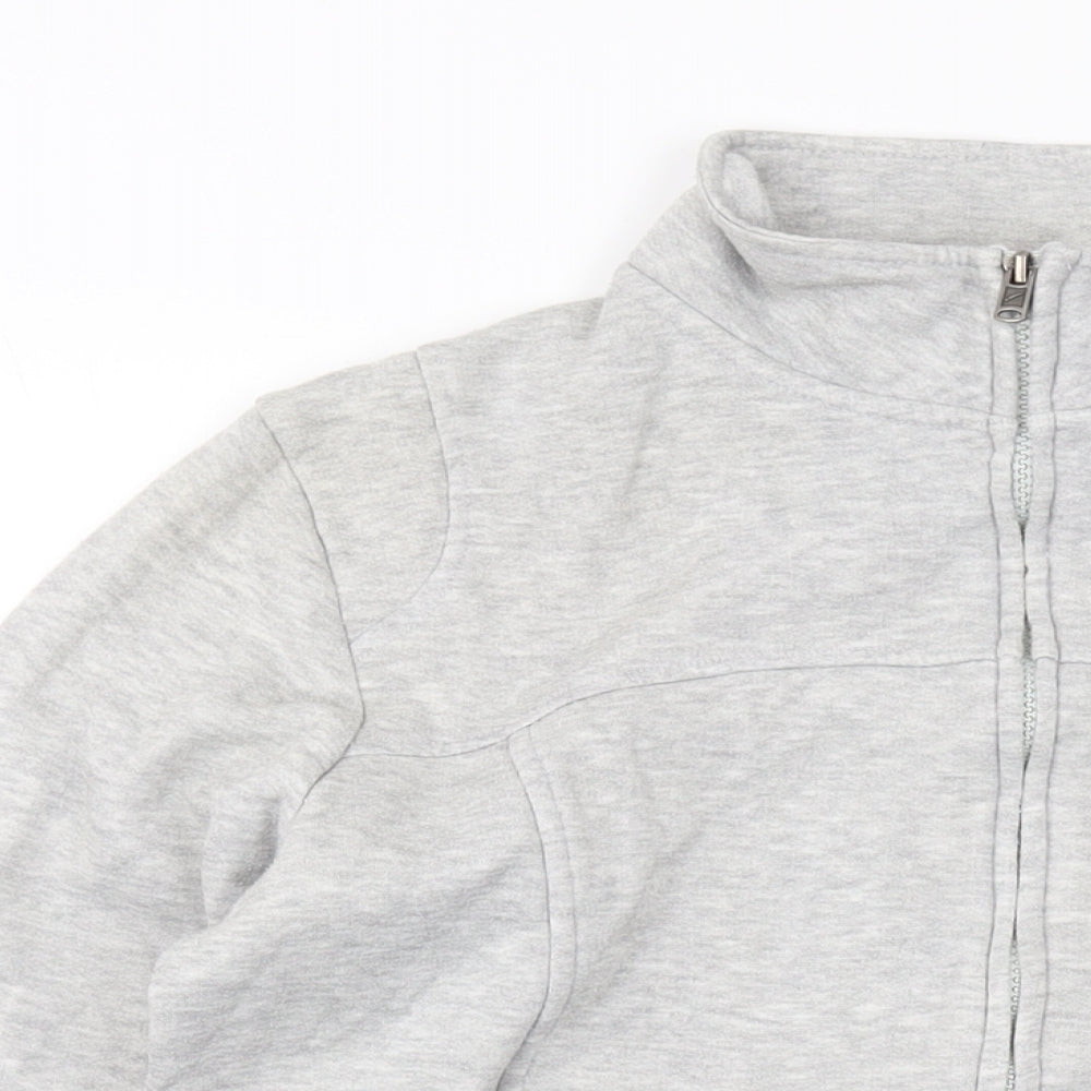 Womens UK Size 14 LA Gear Grey Full Zip Sweatshirt