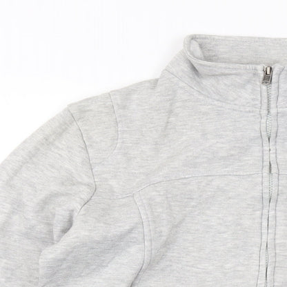 Womens UK Size 14 LA Gear Grey Full Zip Sweatshirt