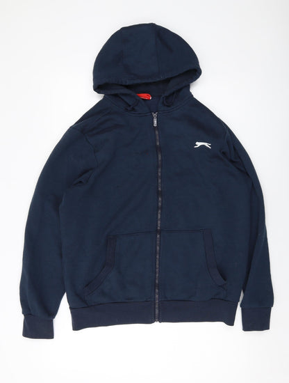 Mens UK Size S Slazenger Blue Full Zip Hoodie