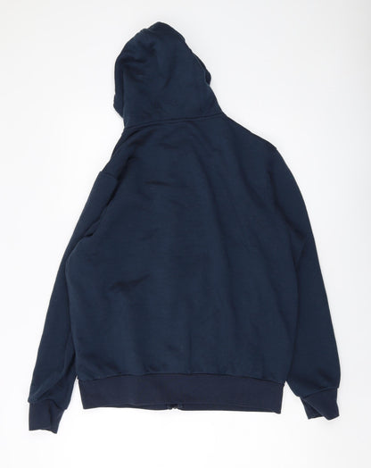 Mens UK Size S Slazenger Blue Full Zip Hoodie