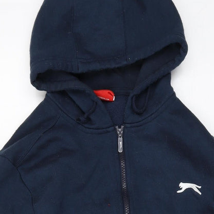 Mens UK Size S Slazenger Blue Full Zip Hoodie