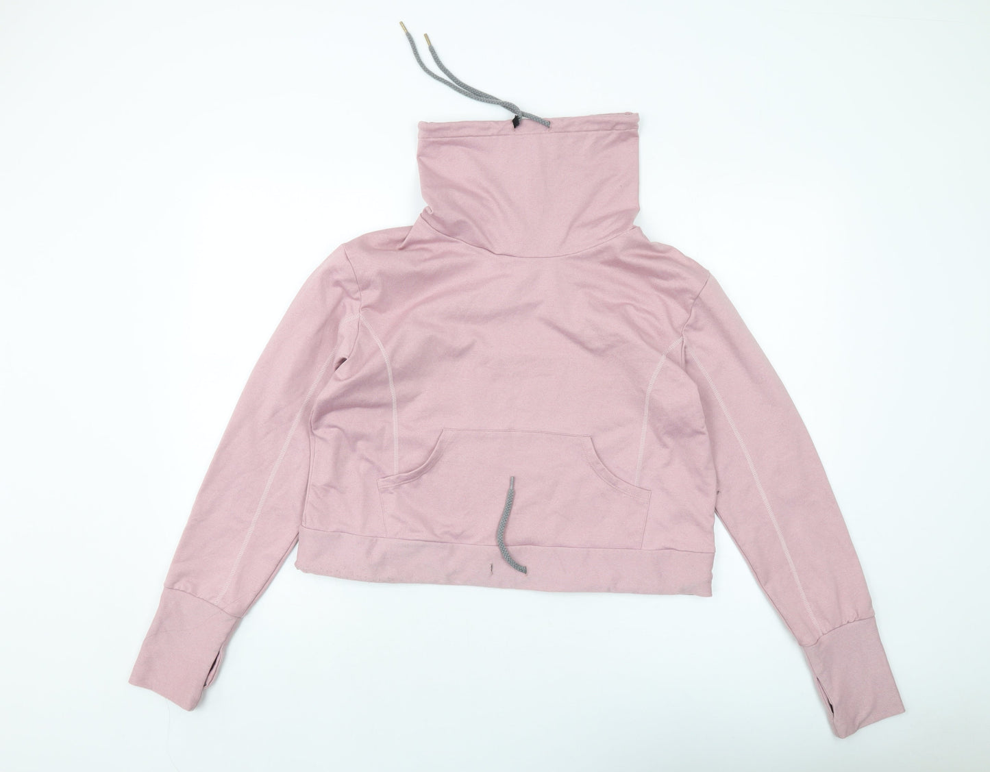 Savannah Miller Womens Pink Polyester Pullover Sweatshirt Size L Pullover